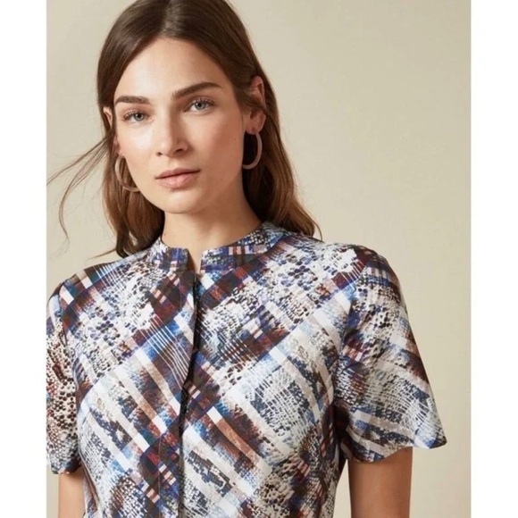 TED Baker Balay Wide Leg Printed Jumpsuit in Quartz - Picture 4 of 15